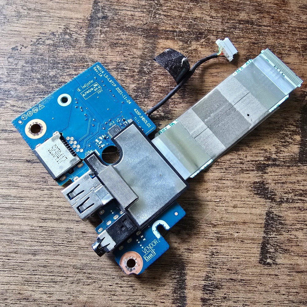 Lenovo USB Audio IO Board LS-L971P 435P JHBOL01 with Ribbon Cable NBX0002Z600